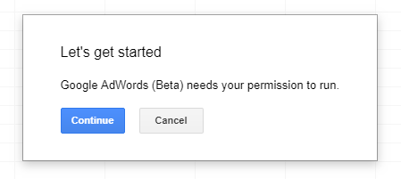 adwords add-on start