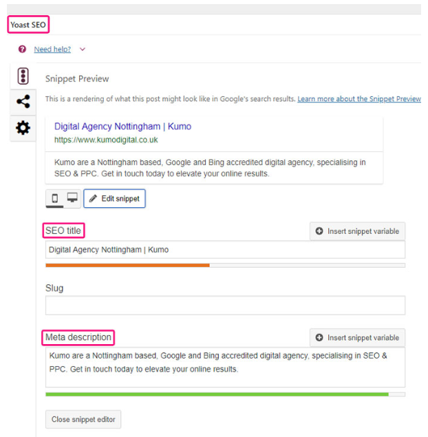 Why is Metadata Important for SEO? Yoast Example