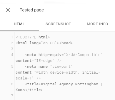 trst live url in search console