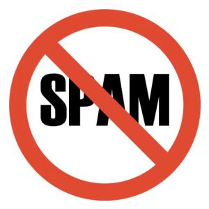 no spam sign